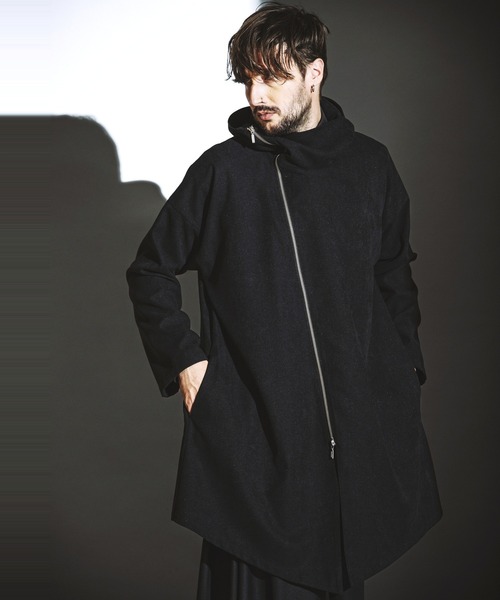 美品【NO ID.BLACK】BIGフードモッズコート セール】マルチウェイBIGフードモッズコート（モッズコート