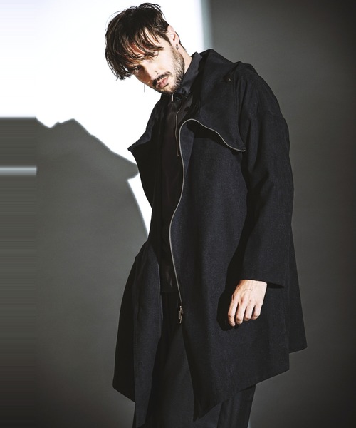 美品【NO ID.BLACK】BIGフードモッズコート セール】マルチウェイBIGフードモッズコート（モッズコート