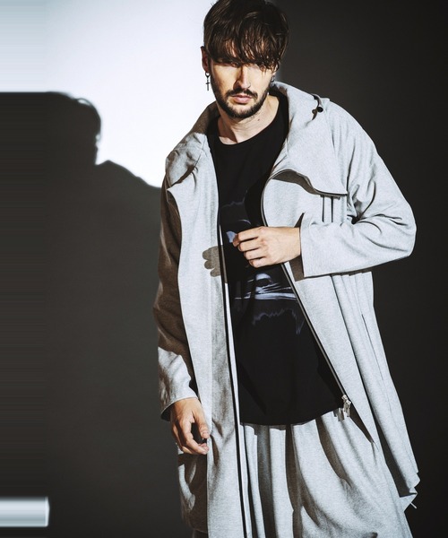 美品【NO ID.BLACK】BIGフードモッズコート セール】マルチウェイBIGフードモッズコート（モッズコート