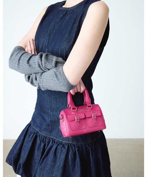 Dr. Martens（ドクターマーチン）の「Dr. Martens/ドクターマーチン ミニ トップ ハンドル バッグ 41242650（ハンドバッグ・レディース・ピンク・FREE）」の14枚目の写真