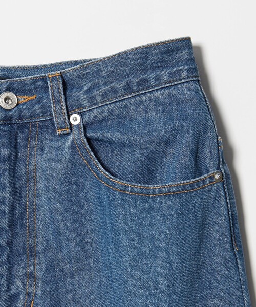 steven alan コットン100% デニムパンツ 33インチ スティーブンアランMEN コットン100% デニムパンツ Ｌサイズ Steven