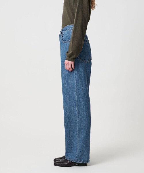 Steven Alan（スティーブンアラン）の「＜Steven Alan＞コットン デニム ストレート パンツ（デニムパンツ・レディース・ライトブルー/ネイビー・XS/S/M/L）」の3枚目の写真