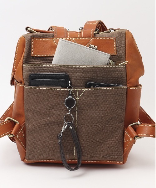 zucchero（ズッケロ）の「zucchero 本革がま口リュック（バックパック/リュック・レディース・ブラウン・FREE）」の22枚目の写真