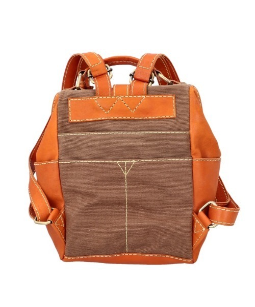 zucchero（ズッケロ）の「zucchero 本革がま口リュック（バックパック/リュック・レディース・ブラウン・FREE）」の3枚目の写真