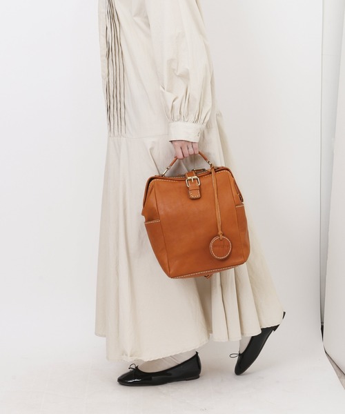 zucchero（ズッケロ）の「zucchero 本革がま口リュック（バックパック/リュック・レディース・ブラウン・FREE）」の13枚目の写真