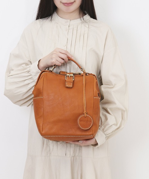 zucchero（ズッケロ）の「zucchero 本革がま口リュック（バックパック/リュック・レディース・ブラウン・FREE）」の14枚目の写真