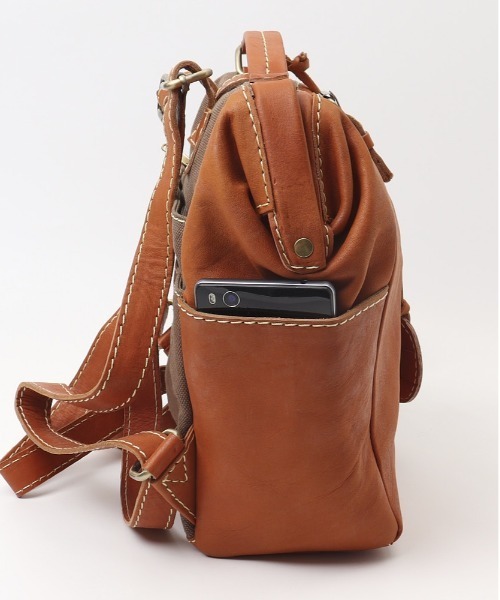 zucchero（ズッケロ）の「zucchero 本革がま口リュック（バックパック/リュック・レディース・ブラウン・FREE）」の21枚目の写真