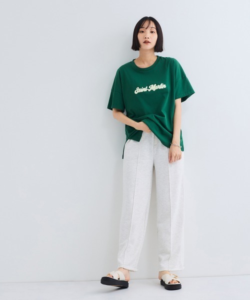 VICKY(ビッキー)の「ピンタックカットオフスウェットパンツ≪手洗い可能≫(スウェットパンツ・レディース・オフホワイト/ブラック/ライトグレー・M)」の19枚目の写真