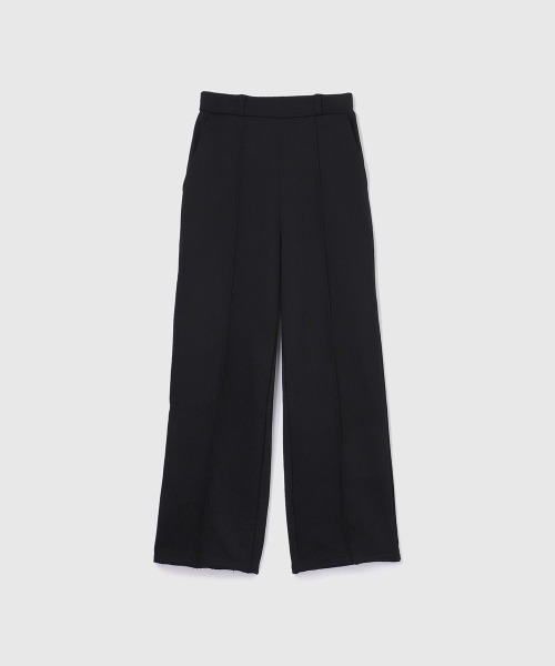 VICKY(ビッキー)の「ピンタックカットオフスウェットパンツ≪手洗い可能≫(スウェットパンツ・レディース・オフホワイト/ブラック/ライトグレー・M)」の5枚目の写真