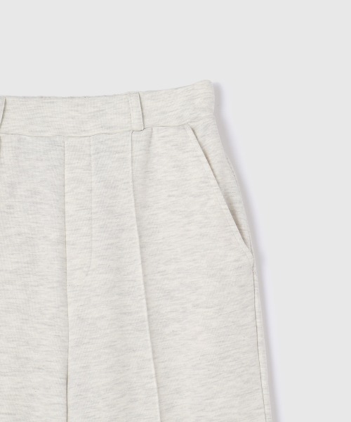 VICKY(ビッキー)の「ピンタックカットオフスウェットパンツ≪手洗い可能≫(スウェットパンツ・レディース・オフホワイト/ブラック/ライトグレー・M)」の10枚目の写真