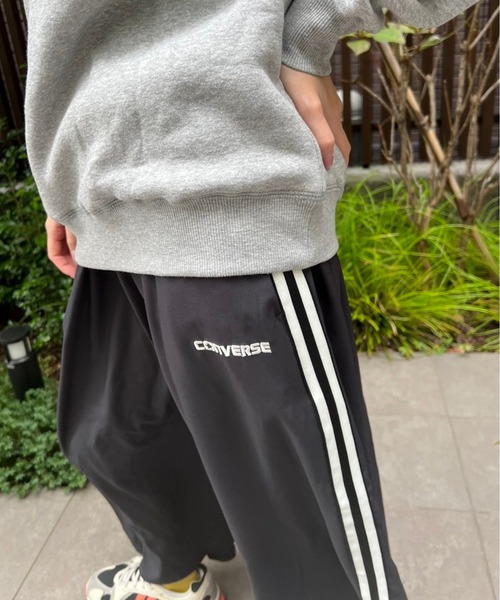 CONVERSE（コンバース）の「【CONVERSE/コンバース】ストレッチサイドラインゴアードスカート（スカート・レディース・ブラック/ライトグレー・MEDIUM）」の12枚目の写真