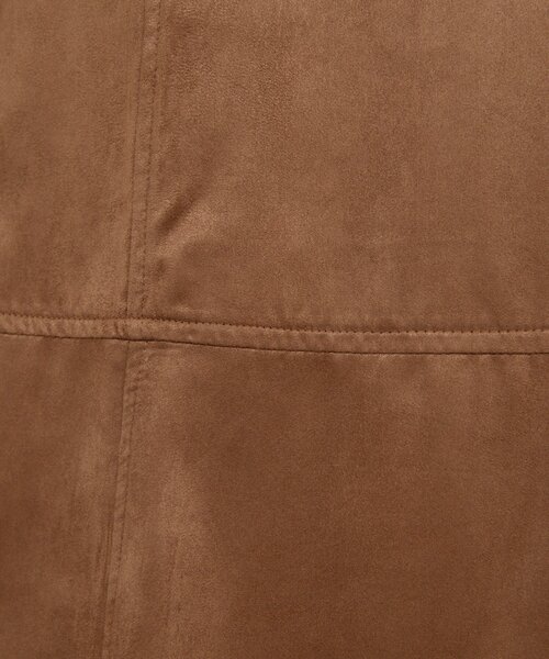 GALLARDAGALANTE（ガリャルダガランテ）の「【セットアップ対応】フェイクスエードフレアスカート（スカート・レディース・グレイッシュベージュ/キャメル・0/1）」の3枚目の写真