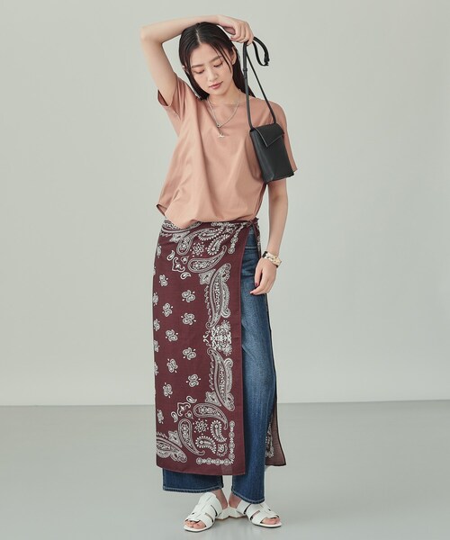 INDIVI（インディヴィ）の「フラップポシェット（ショルダーバッグ・レディース・グリーン/ブラック/ベージュ・00）」の6枚目の写真