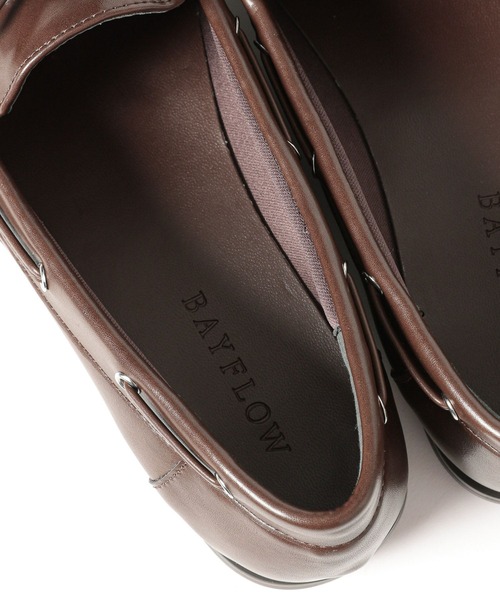 BAYFLOW（ベイフロー）の「[柔らかくてフィット感◎]デッキシューズ（モカシン/デッキシューズ・レディース・ベージュ/ブラウン・MEDIUM/LARGE）」の15枚目の写真