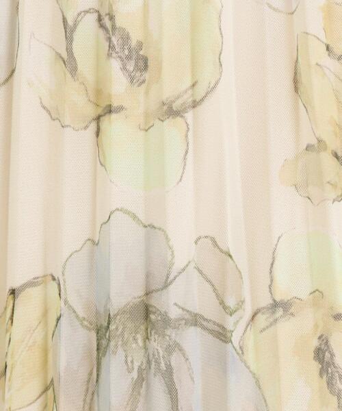 ITS'DEMO(イッツデモ)の「【手洗い可/ウエストゴム】花柄チュールスカート(スカート・レディース・アイボリー系/ブラウン系1/ブラック系・00)」の11枚目の写真