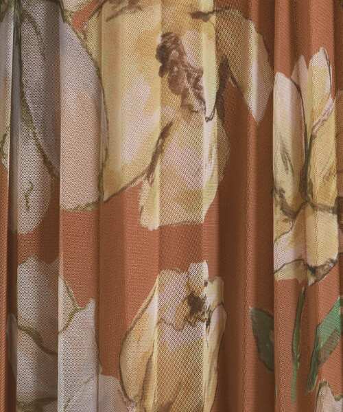 ITS'DEMO(イッツデモ)の「【手洗い可/ウエストゴム】花柄チュールスカート(スカート・レディース・アイボリー系/ブラウン系1/ブラック系・00)」の22枚目の写真