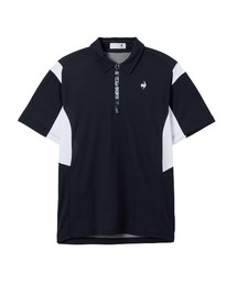 le coq sportif GOLF（ルコックスポルティフゴルフ）の「【le coq sportif GOLF】吸水速乾/消臭ハーフジップ半袖シャツ ゴルフウェア（ポロシャツ）」