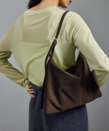 SALON adam et rope' | 【WS（ドゥーブル）】Ultrasuede(R)ZIPミニショルダー(ショルダーバッグ)