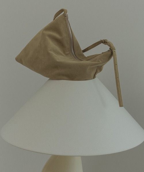 WS（ドゥーブル）】Ultrasuede(R)ZIPミニショルダー（ショルダーバッグ