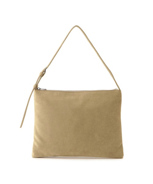 SALON adam et rope'（サロン アダム エ ロペ）の「【W S（ドゥーブル）】Ultrasuede(R)ZIPミニショルダー（ショルダーバッグ・レディース・ベージュ/ダークブラウン・FREE）」の10枚目の写真