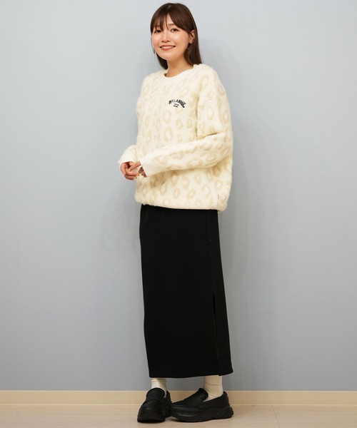 ムラサキスポーツ限定】BILLABONG/ビラボン セーター レオパード柄