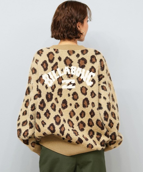ムラサキスポーツ限定】BILLABONG/ビラボン セーター レオパード柄