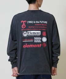 ELEMENT | ELEMENT/エレメント 長袖Tシャツ/ロンT バックプリント 古着風 BF022-055(Tシャツ/カットソー)
