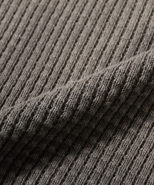 BEAMS（ビームス）の「ワイドフィット フェード ヘビーウェイトワッフル Tシャツ（Tシャツ/カットソー・メンズ・ネイビー/チャコールグレー・S/M/L/XL）」の5枚目の写真