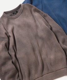 BEAMS | ワイドフィット フェード ヘビーウェイトワッフル Tシャツ(Tシャツ/カットソー)