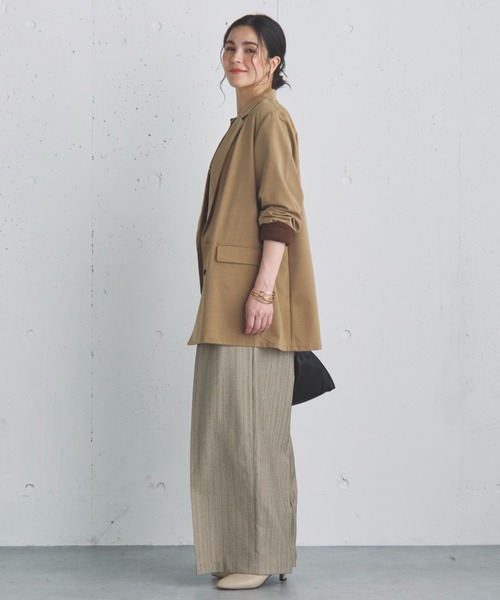 Doux archives（ドゥアルシーヴ）の「ダブルブレストテーラードジャケット（テーラードジャケット・レディース・ブラック/グレー/ベージュ・38）」の12枚目の写真