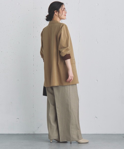 Doux archives（ドゥアルシーヴ）の「ダブルブレストテーラードジャケット（テーラードジャケット・レディース・ブラック/グレー/ベージュ・38）」の20枚目の写真