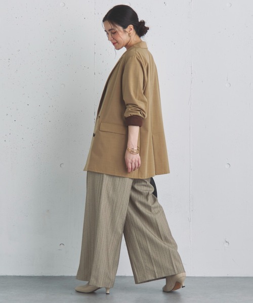 Doux archives（ドゥアルシーヴ）の「ダブルブレストテーラードジャケット（テーラードジャケット・レディース・ブラック/グレー/ベージュ・38）」の15枚目の写真