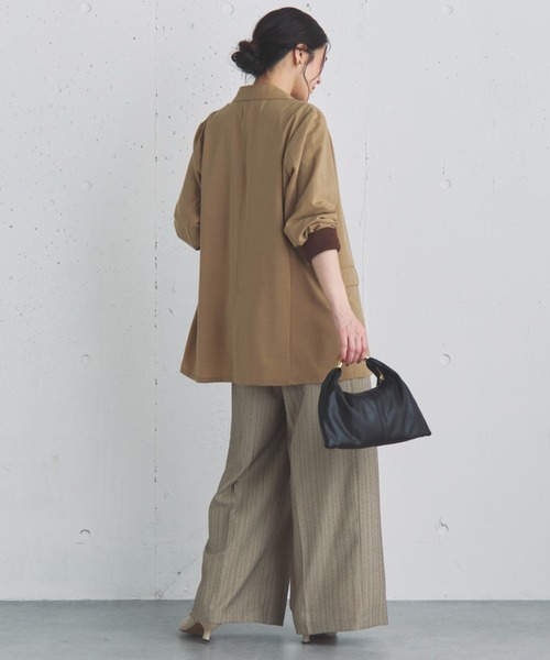 Doux archives（ドゥアルシーヴ）の「ダブルブレストテーラードジャケット（テーラードジャケット・レディース・ブラック/グレー/ベージュ・38）」の17枚目の写真