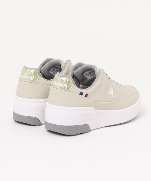 le coq sportif(ルコックスポルティフ)の「【レイン対応】厚底レースアップスニーカー(LCS セーヴル リフト II)(スニーカー・レディース・ベージュ/ブラック/シルバー系その他4/杢グレー・23cm/24.5cm/23.5cm/24cm/22.5cm/25cm)」の14枚目の写真