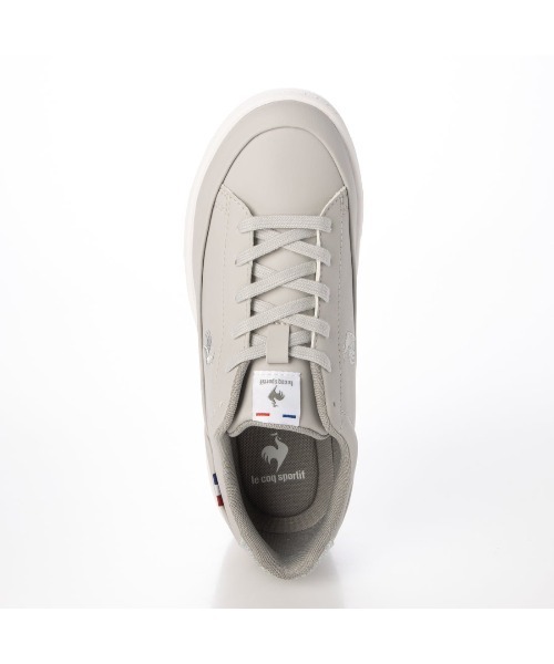 le coq sportif(ルコックスポルティフ)の「【レイン対応】厚底レースアップスニーカー(LCS セーヴル リフト II)(スニーカー・レディース・ベージュ/ブラック/シルバー系その他4/杢グレー・23cm/24.5cm/23.5cm/24cm/22.5cm/25cm)」の6枚目の写真