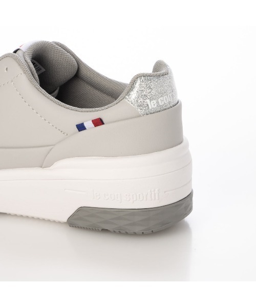 le coq sportif(ルコックスポルティフ)の「【レイン対応】厚底レースアップスニーカー(LCS セーヴル リフト II)(スニーカー・レディース・ベージュ/ブラック/シルバー系その他4/杢グレー・23cm/24.5cm/23.5cm/24cm/22.5cm/25cm)」の7枚目の写真