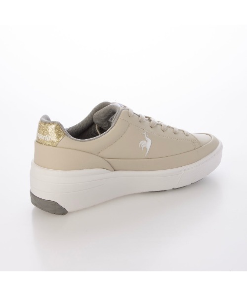 le coq sportif(ルコックスポルティフ)の「【レイン対応】厚底レースアップスニーカー(LCS セーヴル リフト II)(スニーカー・レディース・ベージュ/ブラック/シルバー系その他4/杢グレー・23cm/24.5cm/23.5cm/24cm/22.5cm/25cm)」の10枚目の写真