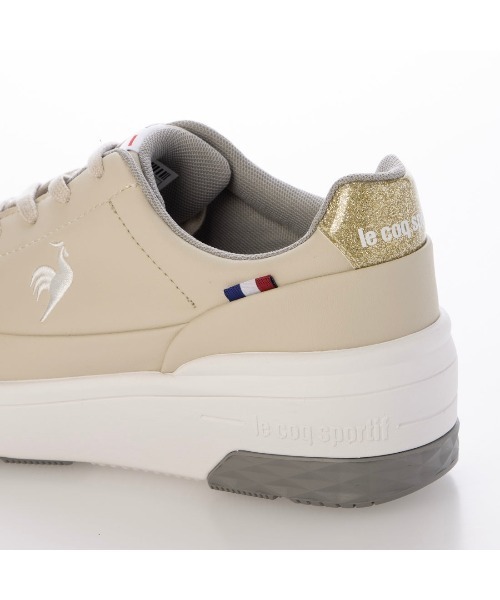 le coq sportif(ルコックスポルティフ)の「【レイン対応】厚底レースアップスニーカー(LCS セーヴル リフト II)(スニーカー・レディース・ベージュ/ブラック/シルバー系その他4/杢グレー・23cm/24.5cm/23.5cm/24cm/22.5cm/25cm)」の13枚目の写真