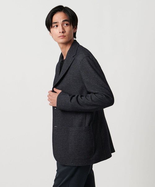 FORTEX メランジ シングル 2ボタン テーラードジャケット CS/T-MODEL