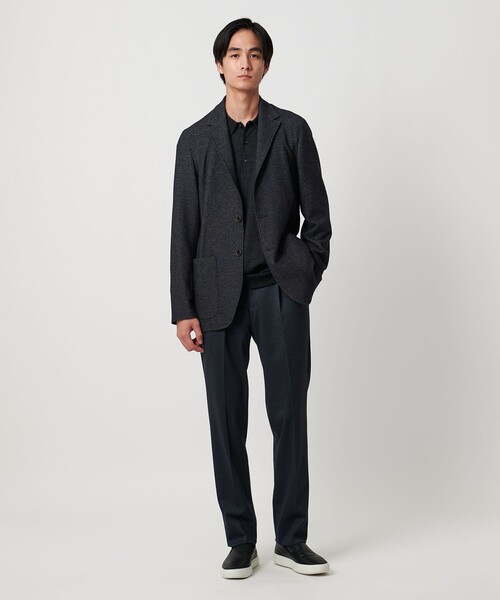 ✨48 美品✨ UNITED ARROWS 紺ブレ テーラードジャケット UNITED ARROWS｜<conte>ツイル 1ボタン テーラードジャケット