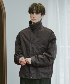 シルク＆ロシアンリスリバーシブルコート（その他アウター）｜sankyo