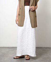 Floran | コード刺繍ベロアスカート(スカート)