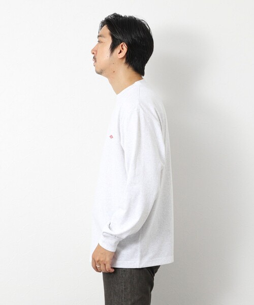 DANTON（ダントン）の「【DANTON/ダントン】DT-C0200 LONG SLEEVE T-SHIRT 25AW（Tシャツ/カットソー・メンズ・キナリ/グレイッシュベージュ/ブラック/オフホワイト・S/M/L/XL）」の9枚目の写真