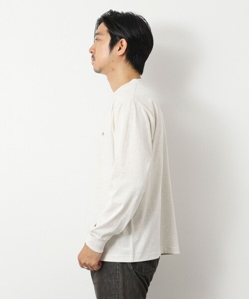 DANTON（ダントン）の「【DANTON/ダントン】DT-C0200 LONG SLEEVE T-SHIRT 25AW（Tシャツ/カットソー・メンズ・キナリ/グレイッシュベージュ/ブラック/オフホワイト・S/M/L/XL）」の17枚目の写真