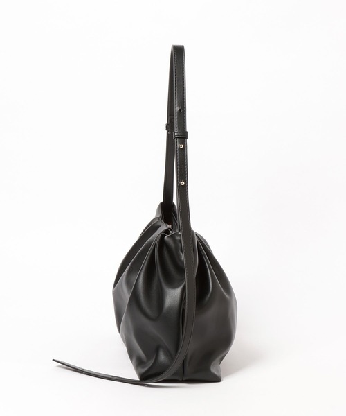 BAYFLOW（ベイフロー）の「2WAYギャザーバッグ（ハンドバッグ・レディース・キャメル/ブラック・FREE）」の15枚目の写真