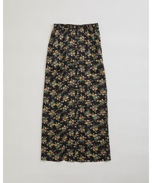 THE SHINZONE(U@V][)THE SHINZONE FLOWER BOUQUET PRINTTED SATIN SKIRT 25AMSSK01(XJ[g)
