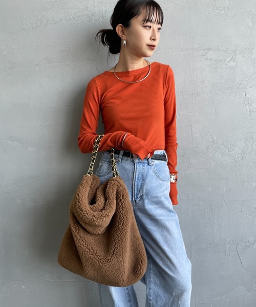 VIOLAd'ORO / ヴィオラドーロ] ELMO ムートン エコファーチェーン