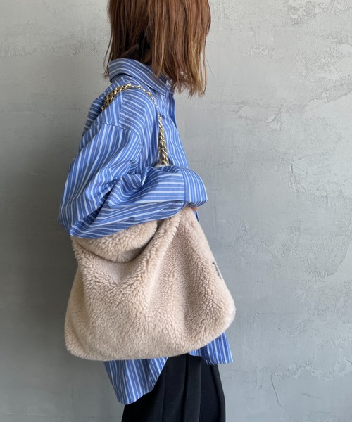 VIOLAd'ORO / ヴィオラドーロ] ELMO ムートン エコファーチェーン