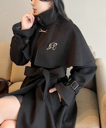 ケープコート」に該当するブラック/黒色系のファッション通販