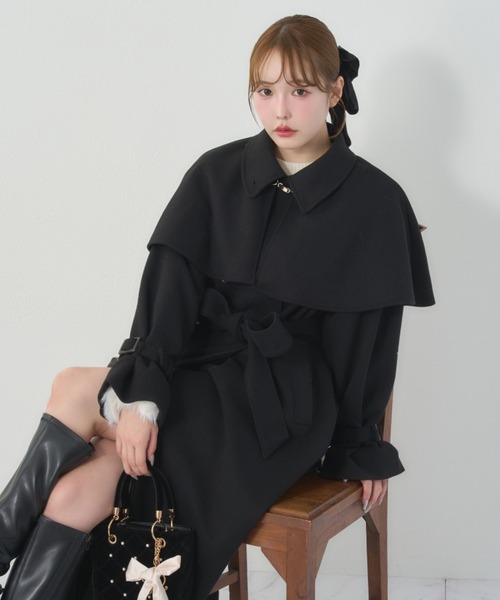 セール】【今すぐお届け可能！ケープが取り外せる】2wayロングステン